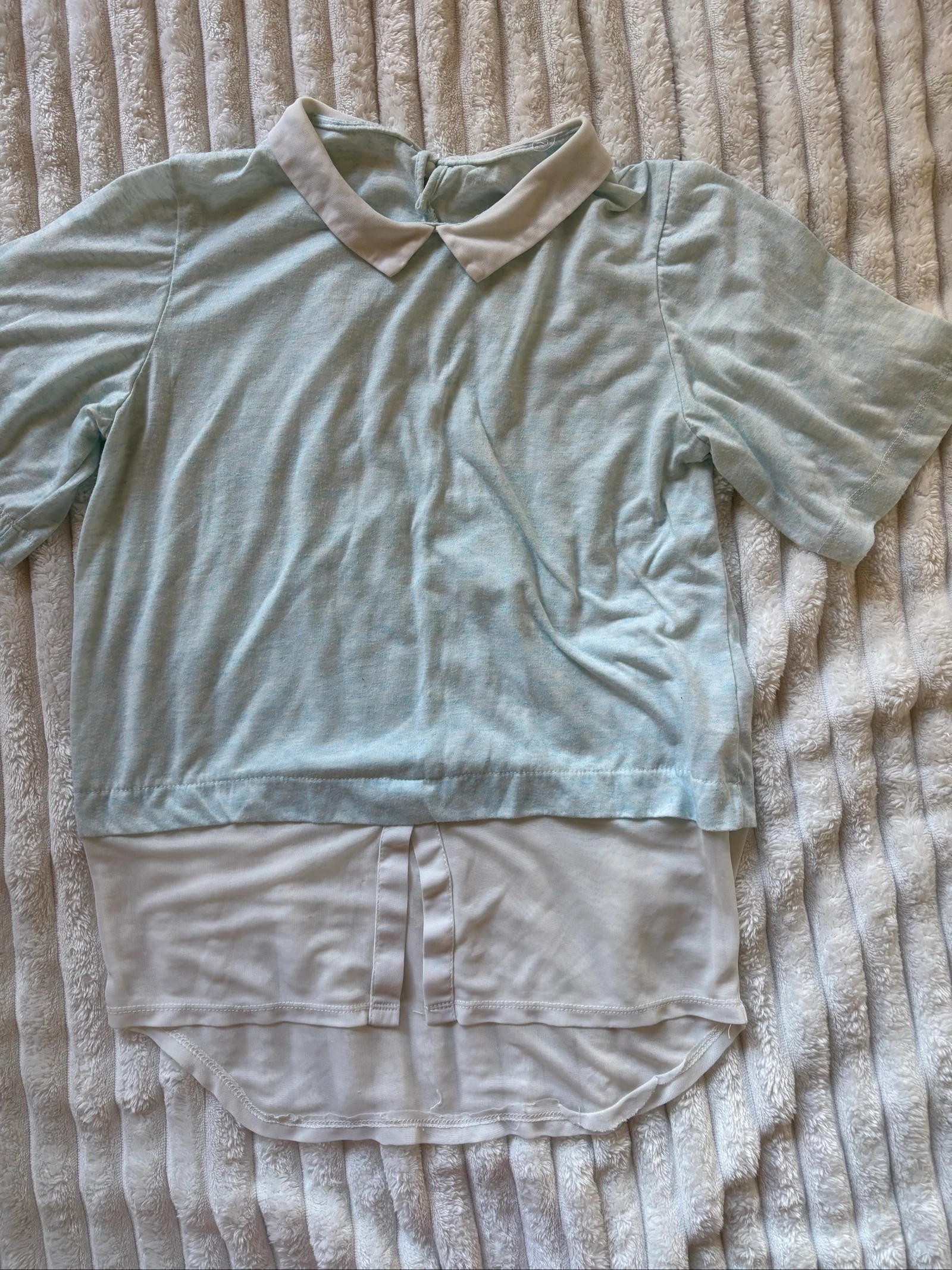 Hemdblouse top – photo 2